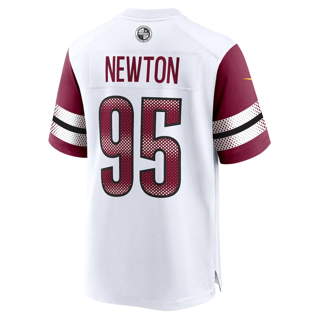 STECN W.Commanders #95 Jer'Zhan Newton White Game Jersey