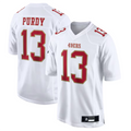 STECN SF.49ers #13 Brock Purdy Player Tundra White Fashion Game Stitched Jerseys