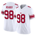 NY.Giants #98 DJ Reader Player White Limited Vapor F.U.S.E. Home Game STECN Stitched Jerseys