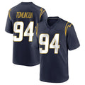 LA.Chargers #94 Dalvin Tomlinson Player Navy Home Game STECN Stitched Jerseys
