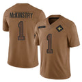 NO.Saints #1 Kool-Aid McKinstry Player Brown Salute To Service Limited STECN Stitched Jerseys