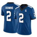 IN.Colts #2 Josh Downs Player Royal Limited Indiana Nights Alternate Vapor F.U.S.E. Home Game STECN Stitched Jerseys