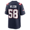 STECN NE.Patriots #58 Jared Wilson Navy Team Game Jersey