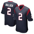 H.Texans #2 Calen Bullock Player Navy Home Game STECN Stitched Jerseys