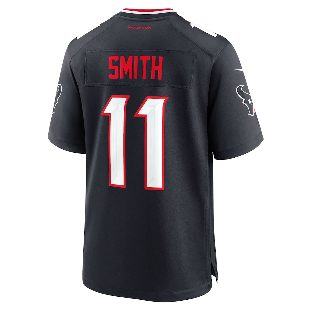 STECN H.Texans #11 Tremon Smith Navy Team Game Jersey