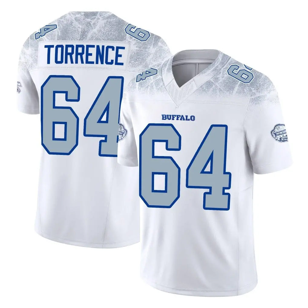 B.Bills #64 O'Cyrus Torrence Player White Rivalries Collection Limited Game STECN Stitched Jerseys