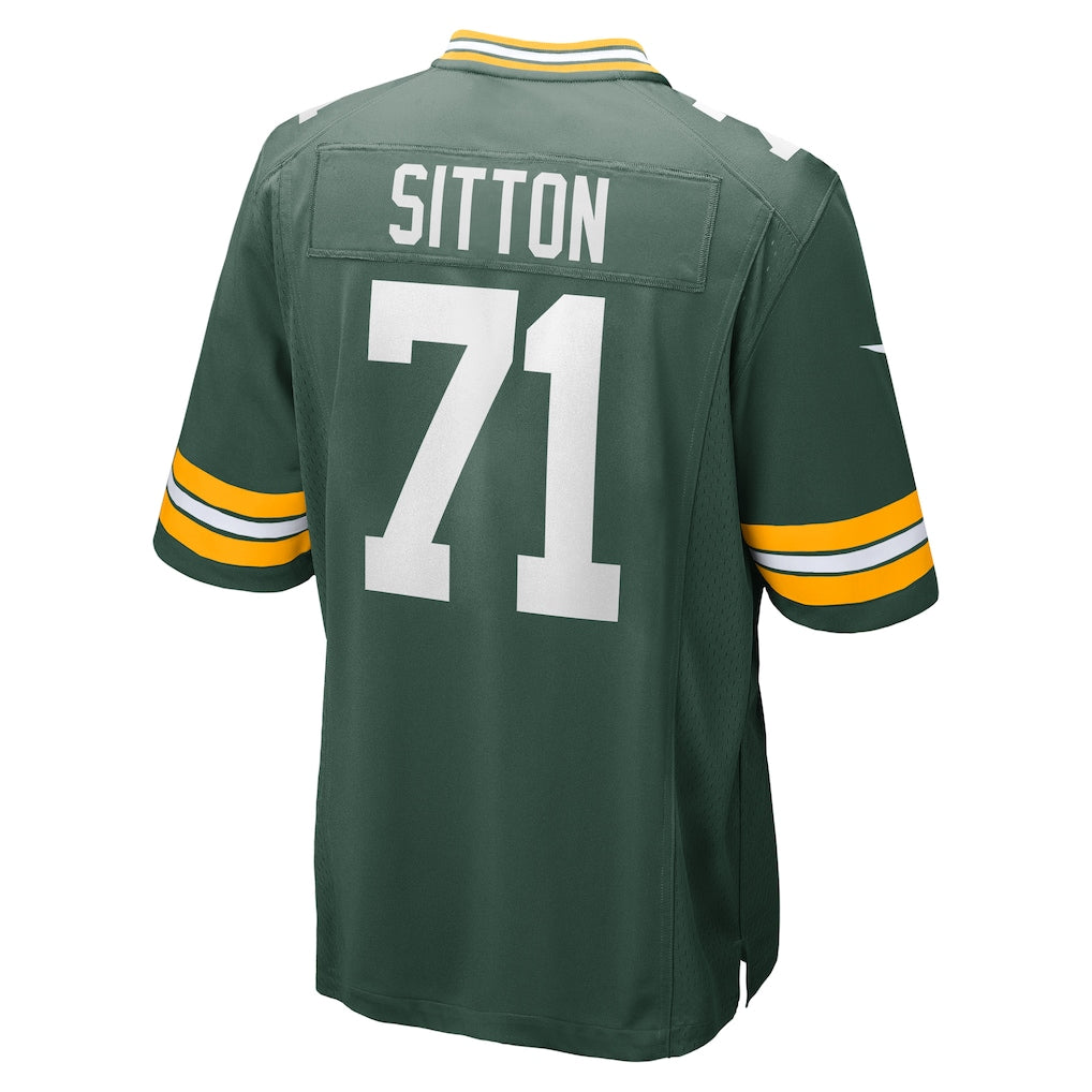 STECN GB.Packers #71 Josh Sitton Green Game Jersey
