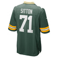 STECN GB.Packers #71 Josh Sitton Green Game Jersey