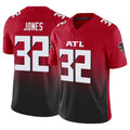 A.Falcons #32 Cash Jones Player Red Vapor F.U.S.E. Limited Home Game STECN Stitched Jerseys