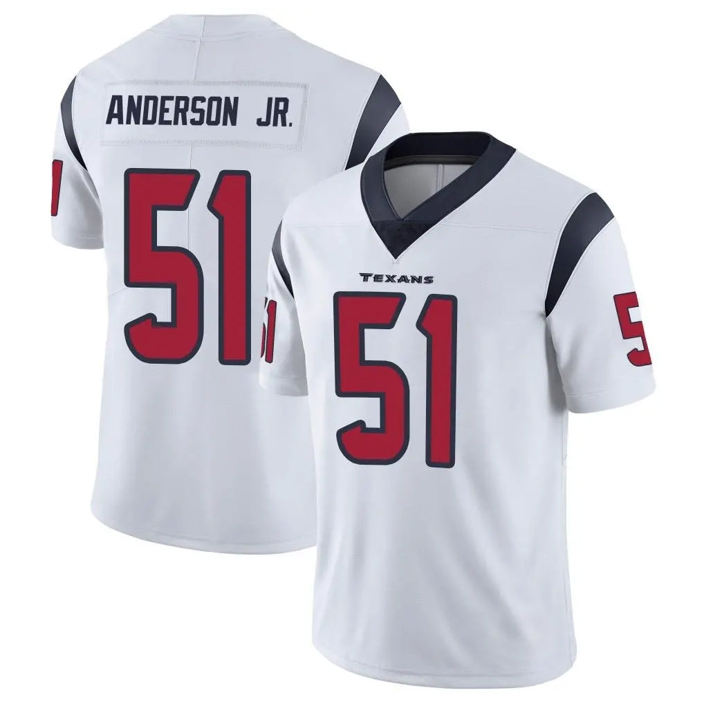 H.Texans #51 Will Anderson Jr. Player White Limited Vapor Untouchable Home Game STECN Stitched Jerseys