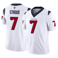 H.Texans #7 CJ Stroud Player White Limited Vapor F.U.S.E. Home Game STECN Stitched Jerseys