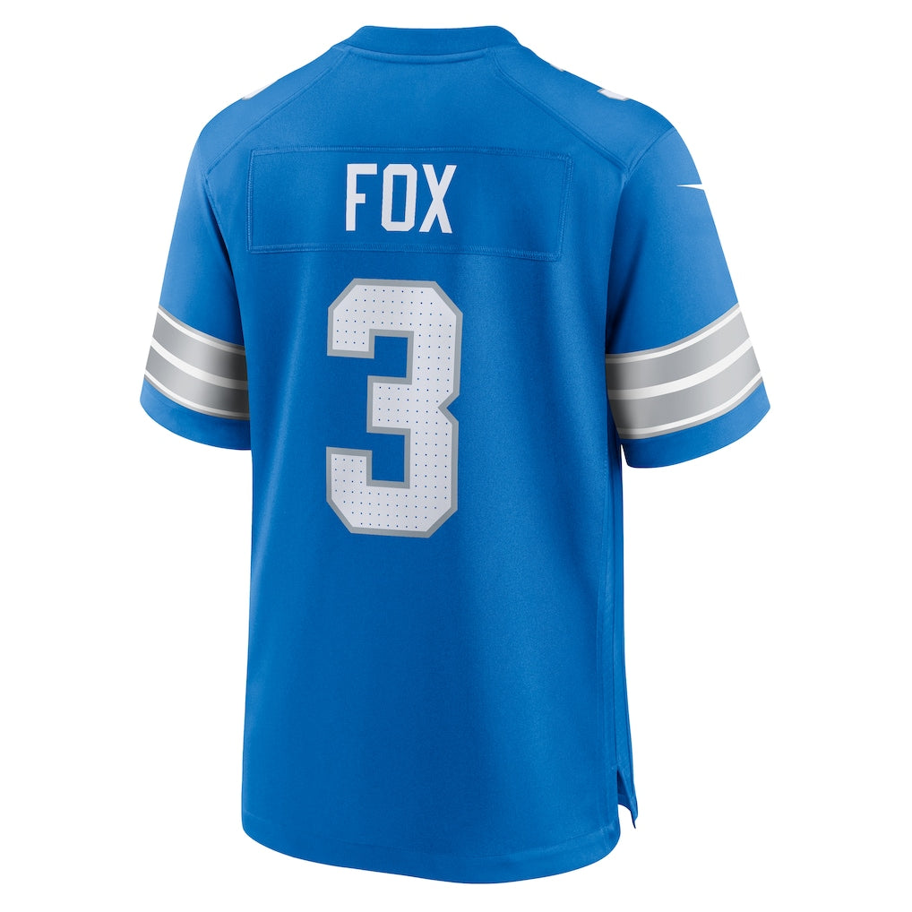 STECN D.Lions #3 Jack Fox Blue Team Game Jersey