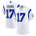 LA.Rams #17 Davante Adams Player Fearsome White Home Game STECN Stitched Jerseys