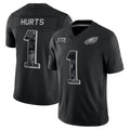 STECN P.Eagles #1 Jalen Hurts Player Black Limited 2026 Salute to Service Home Game Stitched Jerseys