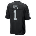 STECN LV.Raiders #1 Marcus Epps Black Game Player Jersey