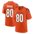 C.Bengals #80 Andrei Iosivas Player Orange Home Game STECN Stitched Jerseys