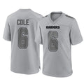 LV.Raiders #6 A.J. Cole Player Gray Atmosphere Fashion Limited Game STECN Stitched Jerseys