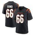 C.Bengals #66 Dalton Risner Player Black Home Game STECN Stitched Jerseys