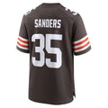 STECN C.Browns #35 Raheim Sanders Brown Team Game Jersey