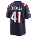 STECN NE.Patriots #41 Brenden Schooler Navy Game Player Jersey