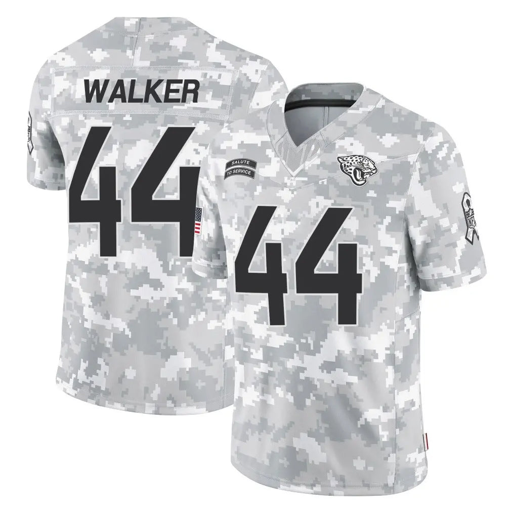J.Jaguars #44 Travon Walker Player Arctic Camo Salute To Service Limited Game STECN Stitched Jerseys