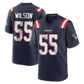 NE.Patriots #55 Jared Wilson Player Navy Home Game STECN Stitched Jerseys