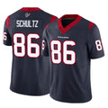 H.Texans #86 Dalton Schultz Player Navy Limited Vapor F.U.S.E. Home Game STECN Stitched Jerseys