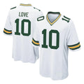 GB.Packers #10 Jordan Love Player White Home Game STECN Stitched Jerseys