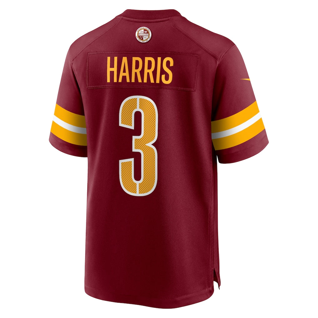 STECN W.Commanders #3 Will Harris Burgundy Team Game Jersey