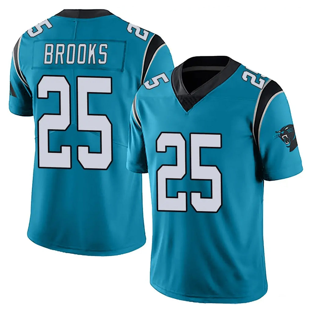 C.Panthers #25 Jonathon Brooks Player Blue Vapor Untouchable Limited Game STECN Stitched Jerseys