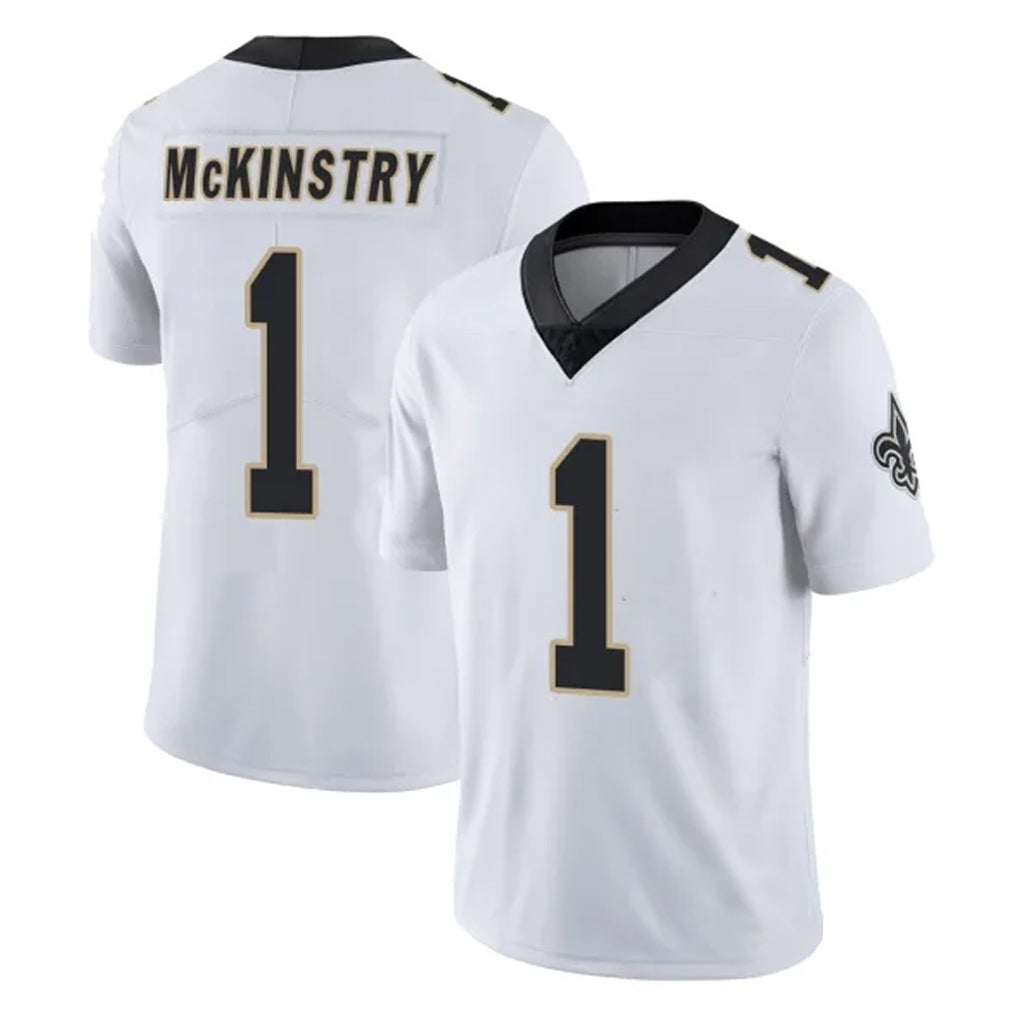 NO.Saints #1 Kool-Aid McKinstry Player White Limited Vapor Untouchable Home Game STECN Stitched Jerseys