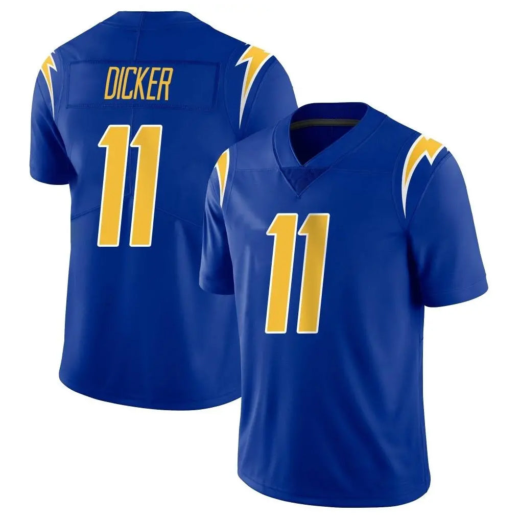 LA.Chargers #11 Cameron Dicker Player Royal Limited Vapor Home Game STECN Stitched Jerseys