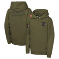NE.Patriots ## Patriots Blank Player Olive Salute to Service Pullover Hoodies Limited STECN Stitched Jerseys