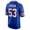 STECN B.Bills #53 Tyrel Dodson Royal Team Game Jersey