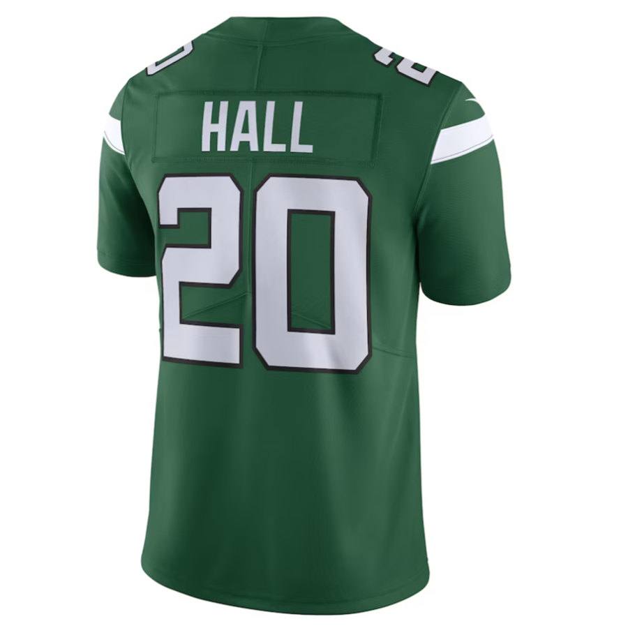 STECN #20 Breece Hall Player NY.Jets Gotham Green Vapor Untouchable Limited Stitched Jersey