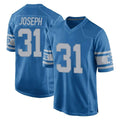 D.Lions #31 Kerby Joseph Player Blue Vapor Untouchable Throwback Game STECN Stitched Jerseys