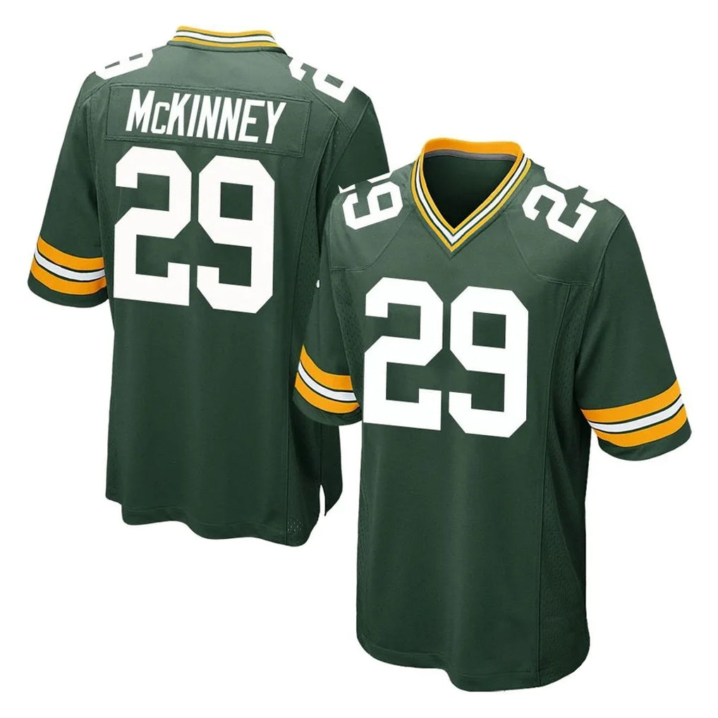GB.Packers #29 Xavier McKinney Player Green Home Game STECN Stitched Jerseys