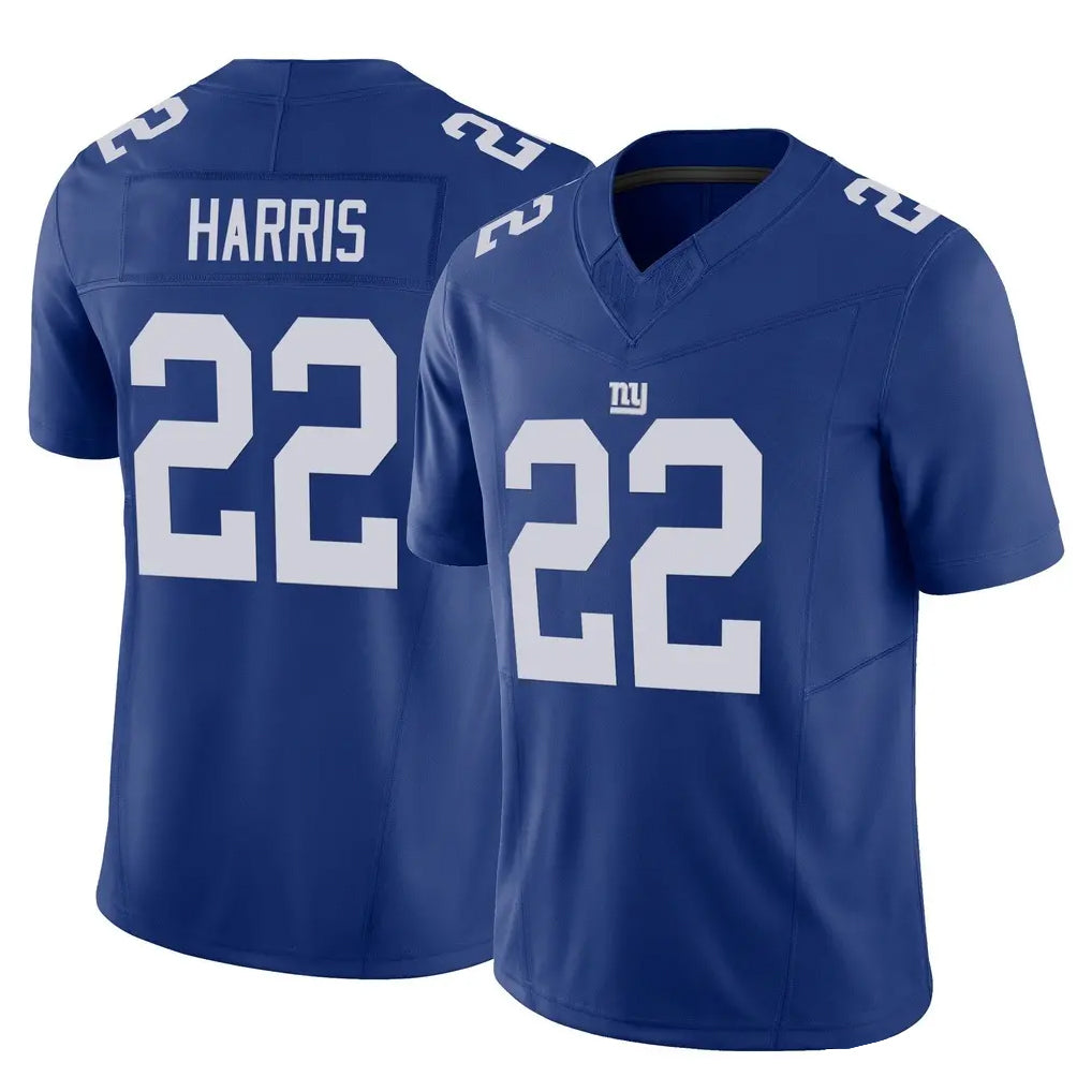 NY.Giants #22 Najee Harris Player Royal Limited Vapor F.U.S.E. Home Game STECN Stitched Jerseys