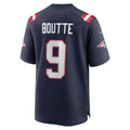STECN NE.Patriots #9 Kayshon Boutte Navy Game Jersey