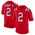 NE.Patriots #2 Harold Landry III Player Red Home Game STECN Stitched Jerseys