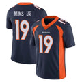 D.Broncos #19 Marvin Mims Jr. Player Navy Vapor Untouchable Limited Game STECN Stitched Jerseys