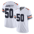 C.Bears #50 Grady Jarrett Player White Classic Vapor Limited Home Game STECN Stitched Jerseys