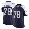 D.Cowboys #78 Terence Steele Player Navy-White Limited Alternate Vapor F.U.S.E. Home Game STECN Stitched Jerseys