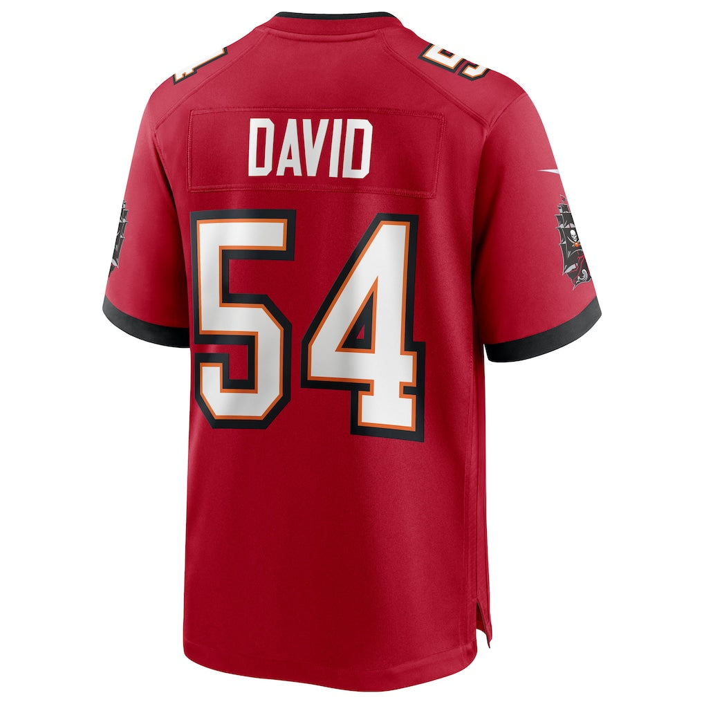 STECN TB.Buccaneers #54 Lavonte David Red Game Jersey