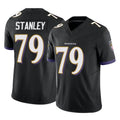 B.Ravens #79 Ronnie Stanley Player Black Vapor F.U.S.E. Limited STECN Stitched Jerseys