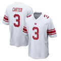 NY.Giants #3 Abdul Carter Player White Home Game STECN Stitched Jerseys