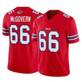 B.Bills #66 Connor McGovern Player Red Vapor F.U.S.E. Jersey Limited Home Game STECN Stitched Jerseys