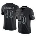 B.Ravens #40 Teddye Buchanan Player Black REFLECTIVE Limited STECN Stitched Jerseys