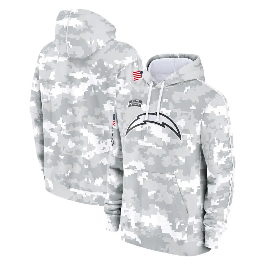 LA.Chargers ## Chargers Blank Player Arctic Camo Salute to Service Hoodies Limited Game STECN Stitched Jerseys