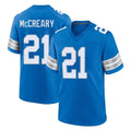 D.Lions #21 Roger McCreary Player Blue Alternate Home Game STECN Stitched Jerseys